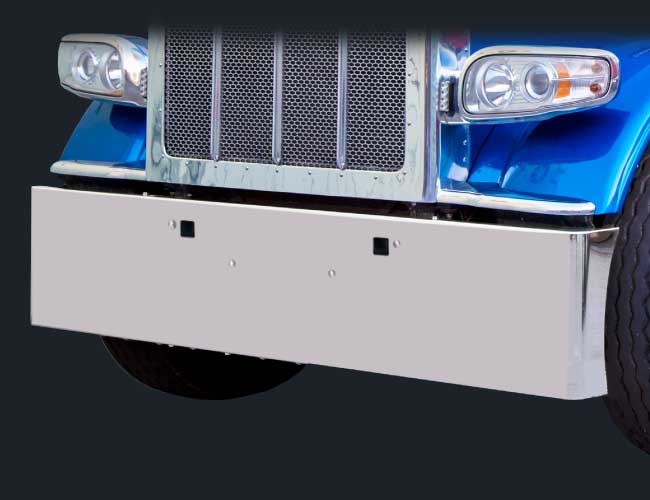 20" ROLLED END EAGLE STANDARD MOUNT LONG FENDER BUMPER W/TOW HOLES