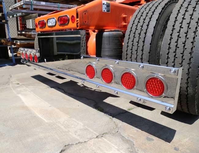 45" PANEL TONKA REAR T-BAR W/8-6-1/2" & 4-12" SLOTTED & 25-3/4" LIGHT HOLES