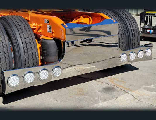 34" PANEL MALTESE REAR T-BAR W/8-4" ROUND LIGHT HOLES