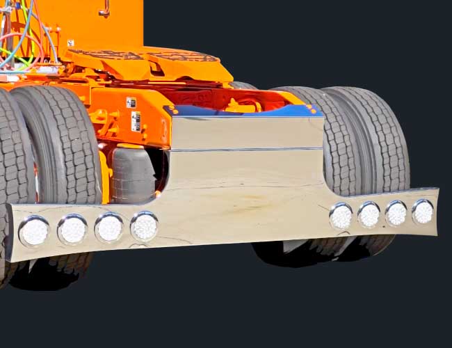 34" PANEL MALTESE REAR T-BAR W/8-4" ROUND LIGHT HOLES