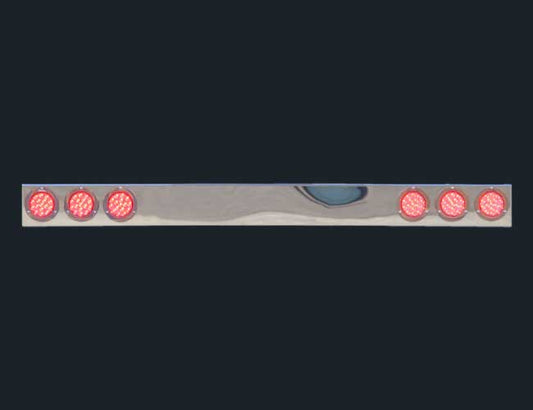 8" REAR LIGHT BAR W/6-4" LIGHT HOLES
