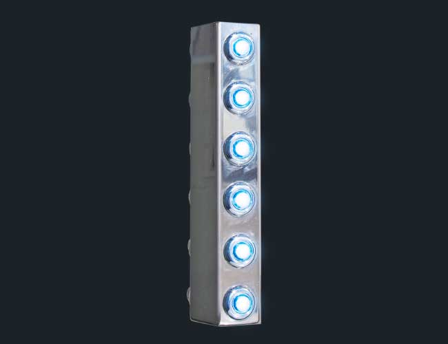 11" FILTER LIGHT PANEL W/6-3/4" LIGHT HOLES PER SIDE