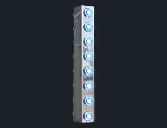 14" FILTER LIGHT PANEL W/8-3/4" LIGHT HOLES PER SIDE