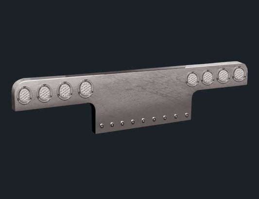 45" PANEL RAZORED REAR T-BAR W/8-4" ROUND & 9-3/4" LIGHT HOLES