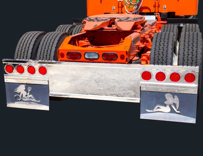 45" PANEL TONKA REAR T-BAR W/8-4" ROUND LIGHT HOLES