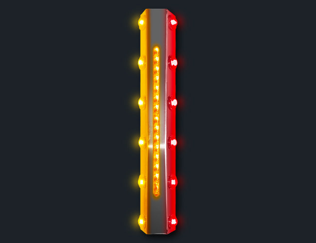 1 PR. 18-1/2" PLATINUM FILTER BAR W/6-3/4" LIGHT HOLES (PER SIDE) & 1-12" LIGHT HOLES