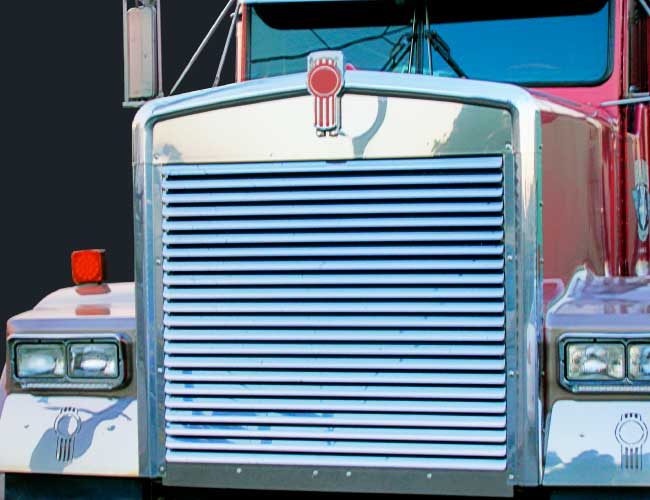 1 PC. HOOD GRILL W/20 LOUVERS