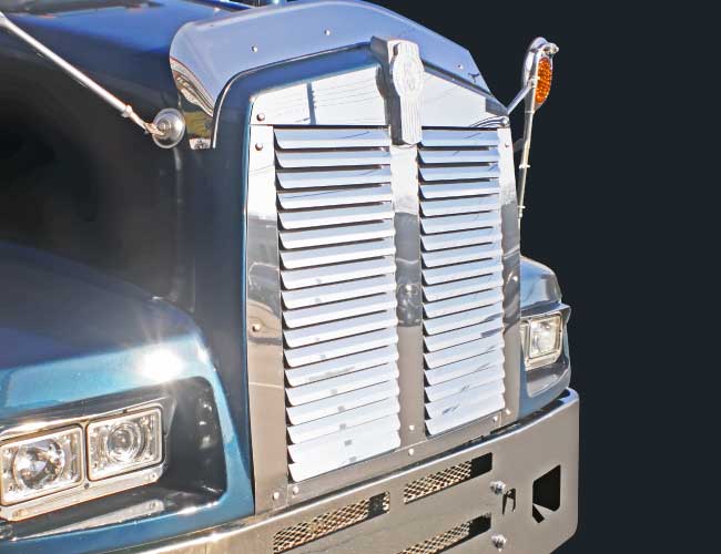 1 PC. HOOD GRILL W/18 LOUVERS (PER SIDE)