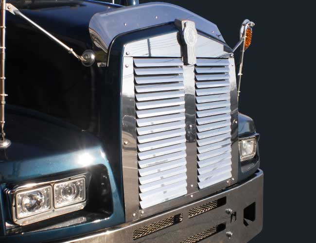 1 PC. HOOD GRILL W/18 LOUVERS (PER SIDE)