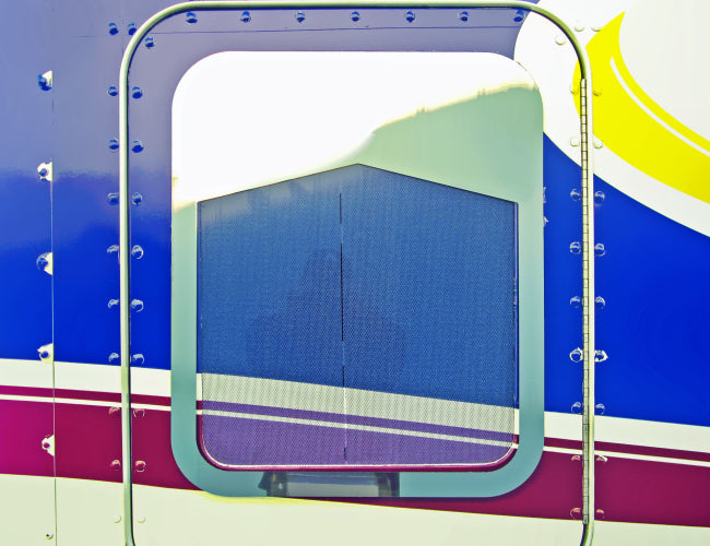 1 PR. W900 / W990 / T800 / T600 / T680 / T660 8"X5" SLEEPER DOOR WINDOW BOWTIE CHOP TOP & SURROUND