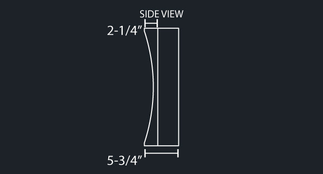 20" MITERED EAGLE STANDARD MOUNT SHORT FENDER BUMPER W/TOW HOLES
