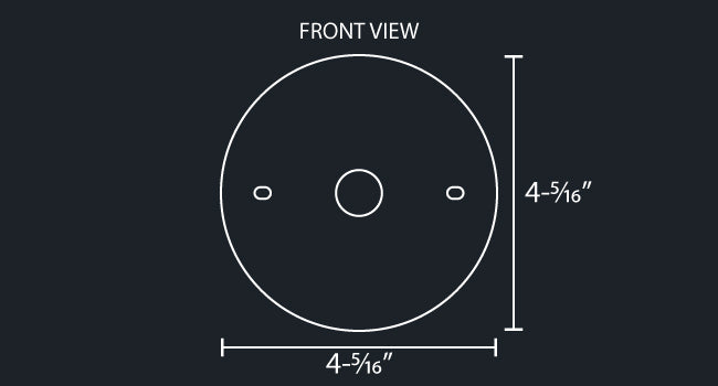 WATERMELON LIGHT HOLE PLATE - BEZEL NOT INCLUDED