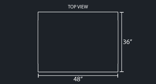 4' DECK PLATE W/10-3/4" LIGHT HOLES