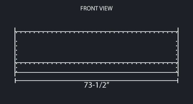 36" WIDE TURBO WING - FITS MOST FLAT TOP TRUCKS