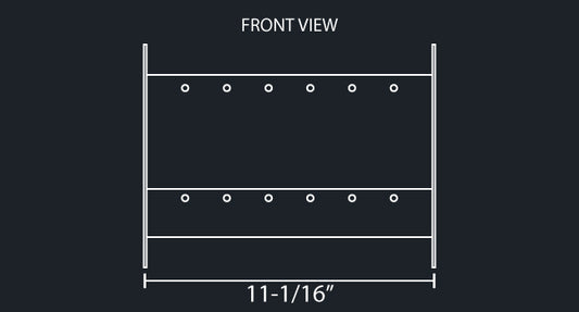 9-1/2" WIDE FENDER WINGS