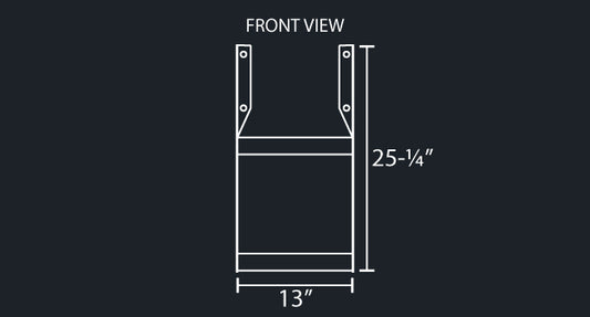 STAINLESS STEEL REPLACEMENT FRAME STEPS