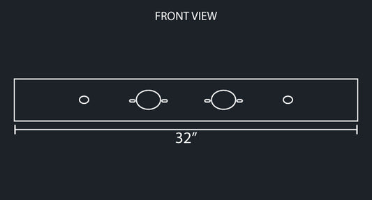 AIR LINE BOX LOW STYLE W/DOUBLE 7-PIN CONNECTION