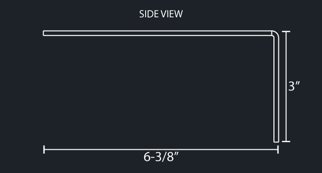 90 DEGREE TURN SIGNAL BRACKET W/1-WATERMELON LIGHT HOLE