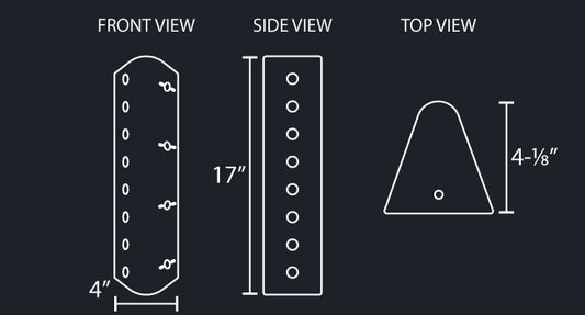 17" FILTER LIGHT PANEL 2/4-WATERMELON & 8-3/4" LIGHT HOLES