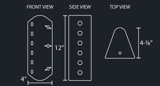 12" FILTER LIGHT PANEL W/3-WATERMELON & 6-3/4" LIGHT HOLES