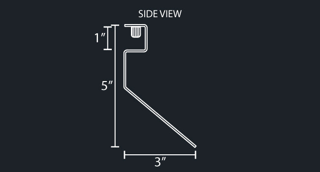 UNDER FRAME DOWNWARD 50 DEGREE WATERMELON LIGHT BRACKET
