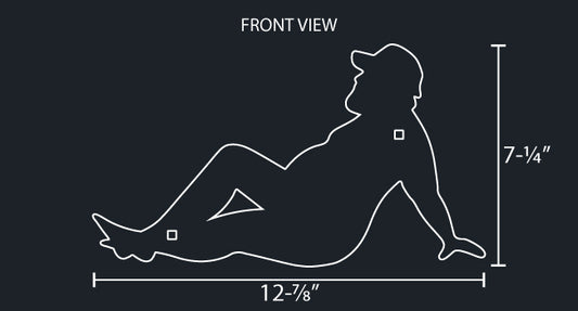 SEXY TRUCKER - MUDFLAP MODEL