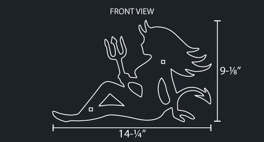 SEXY DEVIL - MUDFLAP MODEL