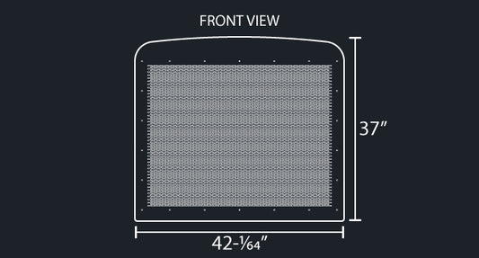 CLASSIC/CONDO/FLD 120 - 14 GAUGE FL PUNCH GRILL MESH INSERT