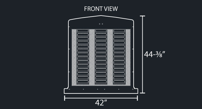 W900L PUNCHED LOUVER & 1/4" ROUND HOLE GRILL MESH INSERT
