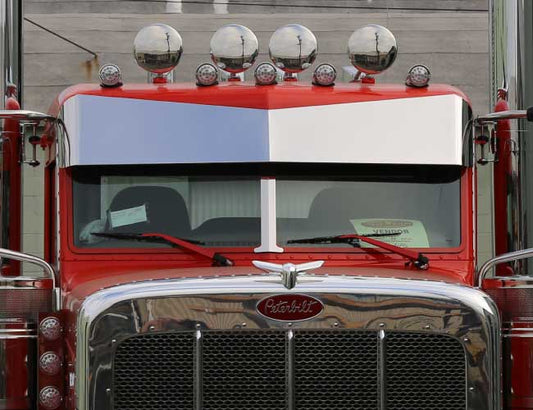 1 PC. 13"X9" SLAMMED BLIND MOUNT REVERSE BOWTIE VISOR