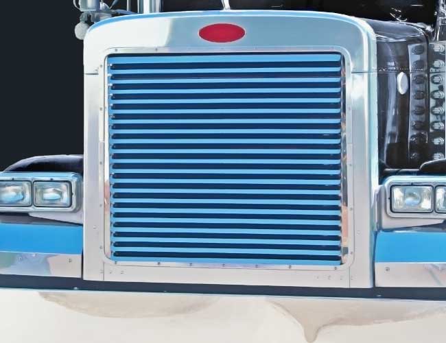 1 PC. HOOD GRILL W/19 LOUVERS