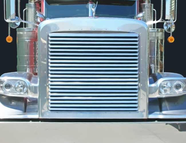 1 PC. HOOD GRILL W/19 LOUVERS