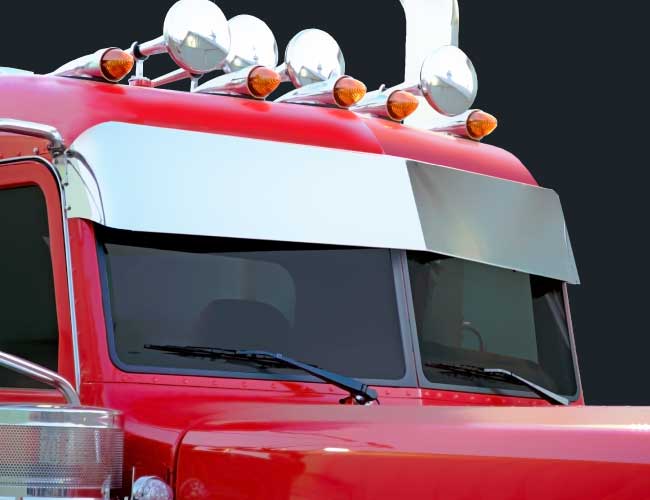 1 PC. 12" SLAMMED BLIND MOUNT DROP VISOR