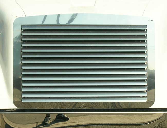 1 PC. HOOD GRILL W/14 LOUVERS