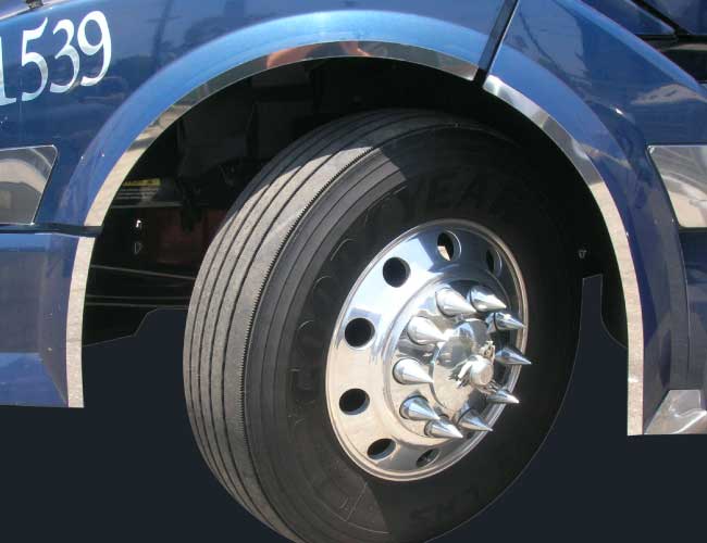 6 PCS. FRONT WHEEL WELL TRIM