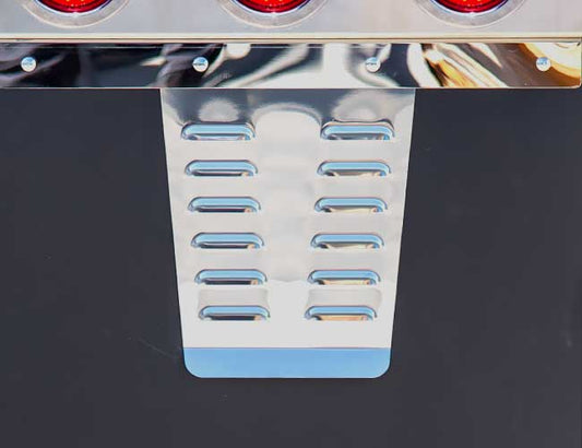 14" PUNCH LOUVERED ANTI-SAIL PANEL FOR 24"-30" MUD FLAP