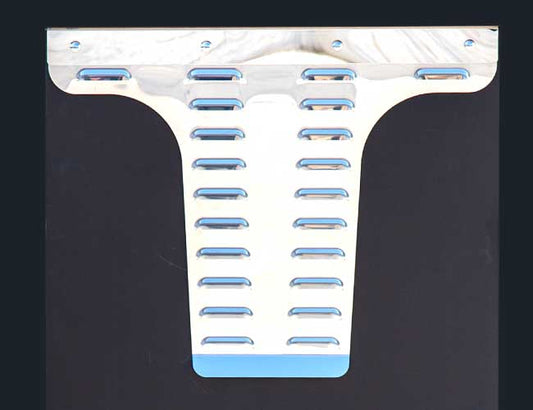 19-1/2" PUNCH LOUVERED WIDE ANTI-SAIL PANEL FOR 24"-30"-34" MUD FLAP