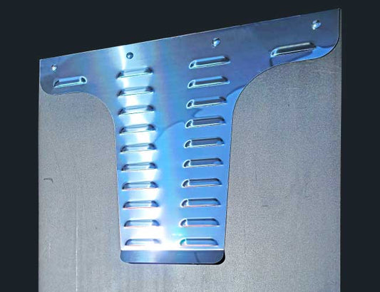 19-1/2" PUNCH LOUVERED WIDE ANTI-SAIL PANEL FOR 24"-30"-34" MUD FLAP