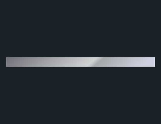 6" BLANK REAR LIGHT BAR