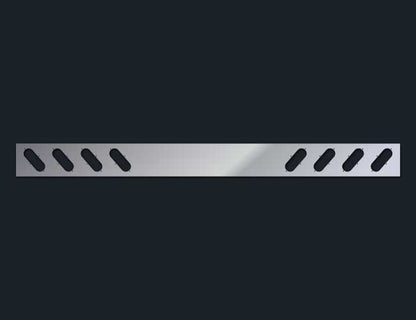 8" REAR LIGHT BAR W/8-OVAL LIGHT HOLES