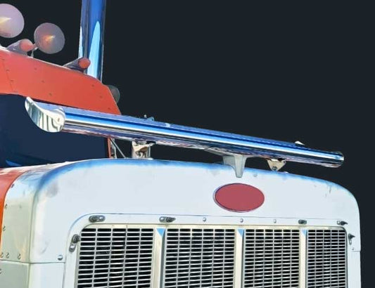9-1/2" WIDE HOOD WING - FITS MOST PETERBILT & FREIGHTLINER HOODS