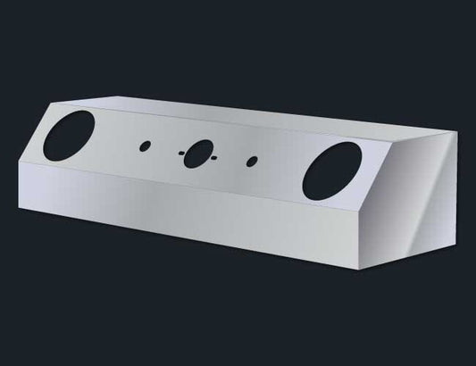 AIR LINE BOX W/SINGLE 7-PIN CONNECTION & 2-4" LIGHT HOLES