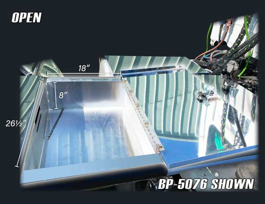 22" SUNKEN FRAME TOOL BOX W/T-LOCK - 26-1/2"x22"x8"