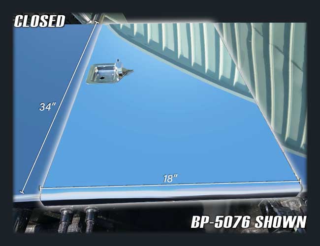 26" SUNKEN FRAME TOOL BOX W/T-LOCK - 26-1/2"x26"x8"