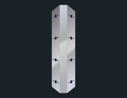17" FILTER LIGHT PANEL W/4-WATERMELON LIGHT HOLES PER SIDE