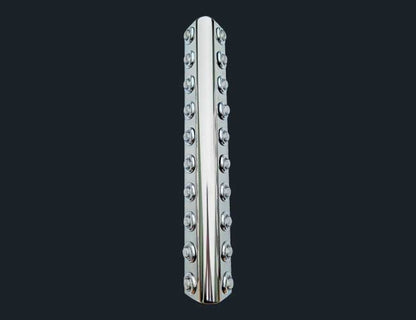 17" ROUNDED FILTER PANEL W/10-3/4" LIGHT HOLES PER SIDE