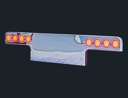 45" PANEL RAZORED REAR T-BAR W/8-4" ROUND & 9-3/4" LIGHT HOLES