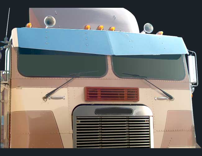 2 PC. 13"X15" V-STYLE VISOR