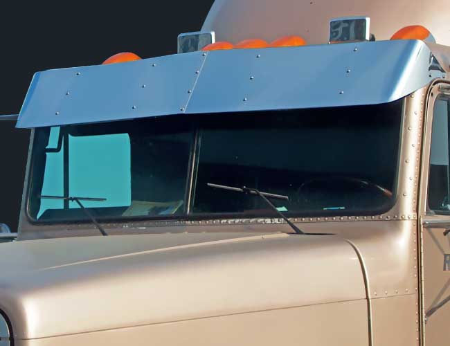 2 PC. 13" DROP VISOR - FOR FLD 120 WITH OEM FIBERGLASS VISORS