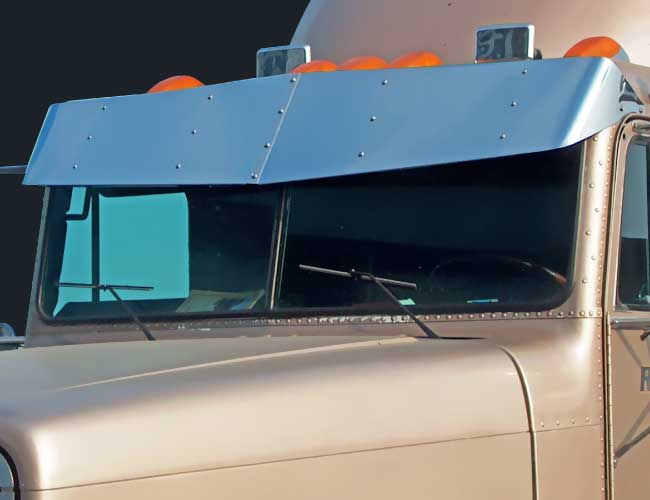 2 PC. 13"X15" V-STYLE VISOR - FOR FLD 120 WITH OEM FIBERGLASS VISORS
